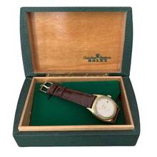 Thumbnail von Rolex Datejust 36 6105 Ovettone ivory dial yellow gold 18KT 1951's </h1>