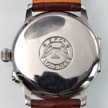 Thumbnail von Longines Lindbergh Hour Angle 989.5215 Full Set Like NEW 1996’s </h1>