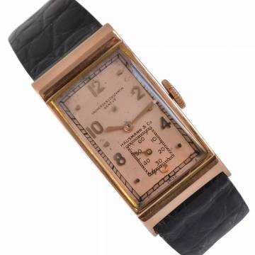  Vacheron Constantin The Doctor's watch 4033 signed by Hausmann & Co. Pink Gold 18KT 1941’s </h1> 