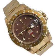 Thumbnail von Rolex GMT-Master 1675 UAE Qurayash Hawk dial by Mohammed bin Rashid Al Maktoum 1972's </h1>