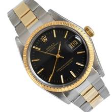 Thumbnail von Rolex Oyster Perpetual Date 1505 black dial 1974's </h1>