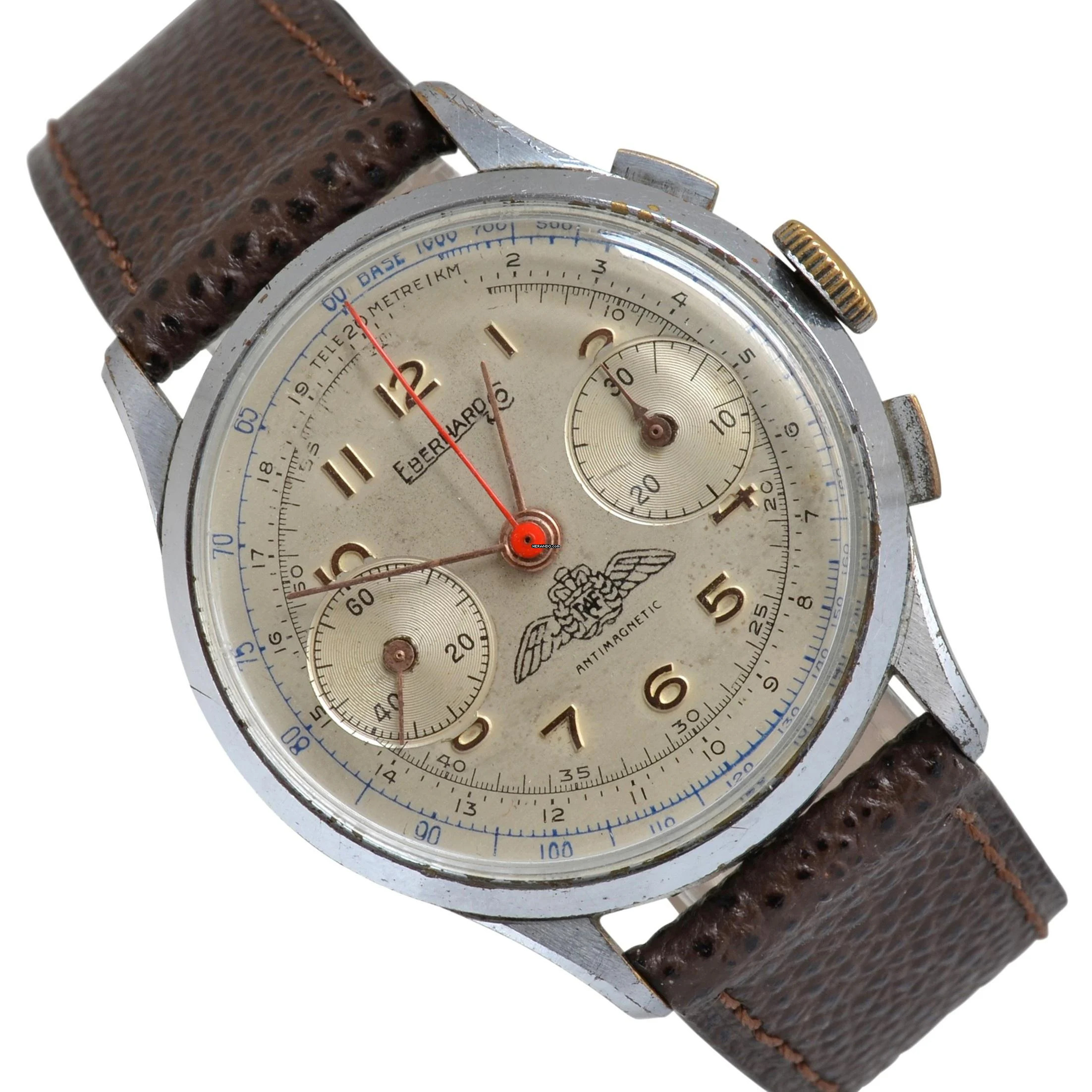  Eberhard & Co. Chronograph of the WW2 Royal Air Force “83 Expeditionary Air Group” 1945’s </h1> 