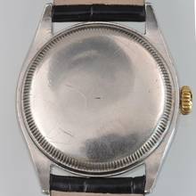 Thumbnail von Rolex Oyster Perpetual 35MM Semi Bubbleback OCC Radium Ivory dial automatic 1952's </h1>