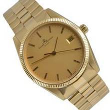 Thumbnail von Baume & Mercier Riviera Classique Date 34MM champagne dial yellow gold 18KT TOP Condition 1985’s