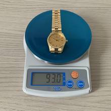 Thumbnail von Baume & Mercier Riviera Classique Date 34MM champagne dial yellow gold 18KT TOP Condition 1985’s