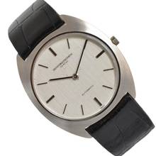 Thumbnail von Vacheron Constantin Jumbo Ultra-Thin 7595 Texture silver white gold 18KT dial Automatic 1971’s </h1>