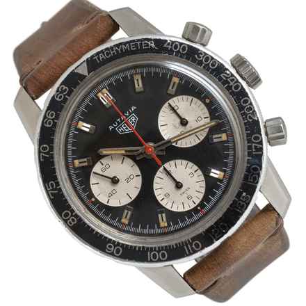  Heuer Leonidas Autavia 2446C Black dial 1970’s </h1> 