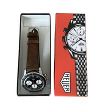 Thumbnail von Heuer Leonidas Autavia 2446C Black dial 1970’s </h1>