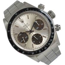 Thumbnail von Rolex Daytona Cosmograph 6263 silver dial with brown subdials Full Set 1972’s </h1>