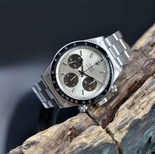 Thumbnail von Rolex Daytona Cosmograph 6263 silver dial with brown subdials Full Set 1972’s </h1>