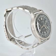 Thumbnail von Rolex Chronograph 2508 Antimagnetic black dial 1937’s with Service Official Rolex </h1>