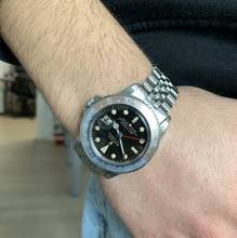 Thumbnail von Rolex GMT-Master 1675 black glossy dial gilt graphics 1966’s </h1>