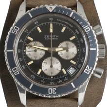 Thumbnail von Zenith El Primero Chronograph De Luca MK1 black dial 1989’s </h1>