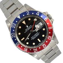 Thumbnail von Rolex GMT-Master 16750 never polished Full Set TOP Condition 1986's </h1>