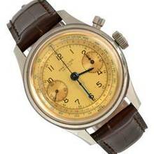 Thumbnail von Breitling Chronograph Mono-Pusher Huit Aviation Department U.S. Military 1970’s </h1>