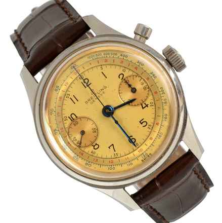  Breitling Chronograph Mono-Pusher Huit Aviation Department U.S. Military 1970’s </h1> 