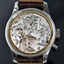 Thumbnail von Breitling Chronograph Mono-Pusher Huit Aviation Department U.S. Military 1970’s </h1>