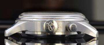 Thumbnail von Breitling Chronograph Mono-Pusher Huit Aviation Department U.S. Military 1970’s </h1>