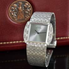 Thumbnail von Piaget Cushion ultra-thin 12461 HR5 automatic white gold 18KT 1970’s </h1>