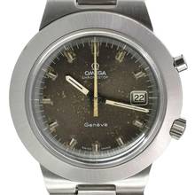 Thumbnail von Omega Genève Chronostop Date Jumbo 146.012 dove grey dial 1970’s </h1>