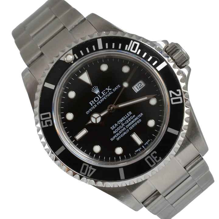  Rolex Sea-Dweller 4000 16600 Date Luminova dial Full Set 2005’s </h1> 