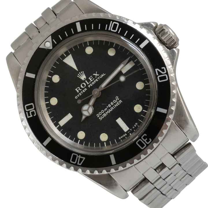 Rolex Submariner (No Date) 5513 No date matt meter first dial U.S.A. market 1967’s  