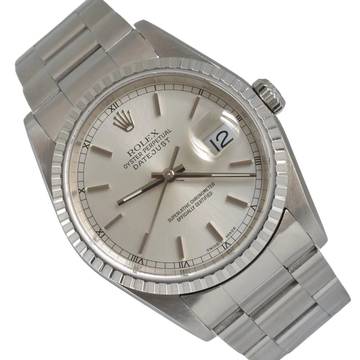  Rolex Datejust 36 16220 Soleil silver dial Full Set 2003’s </h1> 