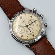 Thumbnail von Movado Chronograph Sub Sea caliber M95 Ivory dial 1950’s </h1>