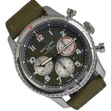 Thumbnail von Breitling Aviator 8 B01 AB0119 Curtiss Warhawk green dial Full Set 2020’s </h1>
