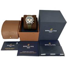 Thumbnail von Breitling Aviator 8 B01 AB0119 Curtiss Warhawk green dial Full Set 2020’s </h1>