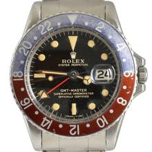 Thumbnail von Rolex GMT-Master 1675 Tropical glossy gilt dial 1966’s </h1>