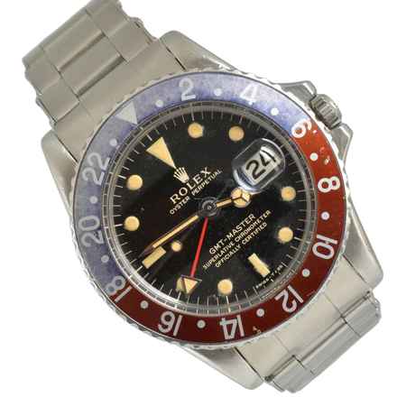  Rolex GMT-Master 1675 Tropical glossy gilt dial 1966’s </h1> 