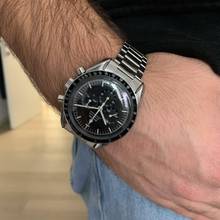 Thumbnail von Omega Speedmaster Professional Moonwatch 145.022 Professional Moonwatch 220 bezel 1970’s </h1>