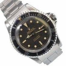 Thumbnail von Rolex Submariner (No Date) 5512 Eagle Beak Chapter Ring Exclamation Point dial 1960's </h1>