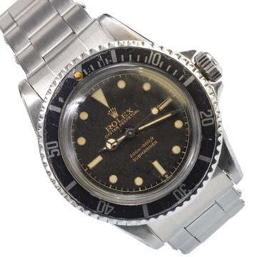  Rolex Submariner (No Date) 5512 Eagle Beak Chapter Ring Exclamation Point dial 1960's </h1> 