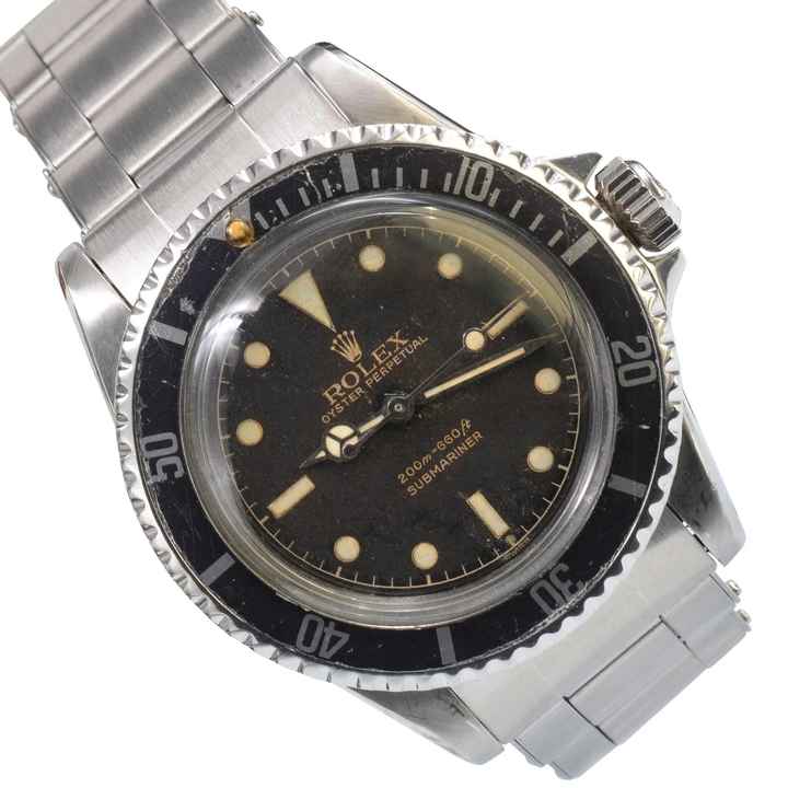  Rolex Submariner (No Date) 5512 Eagle Beak Chapter Ring Exclamation Point dial 1960's </h1> 