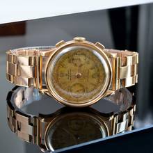 Thumbnail von Rolex Chronograph 2508 Antimagnetic champagne dial rose gold 18KT 1938's