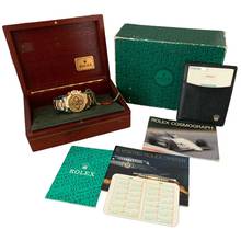 Thumbnail von Rolex Daytona 16523 Champagne 4 Lines dial L28 Series Full Set 1989’s </h1>