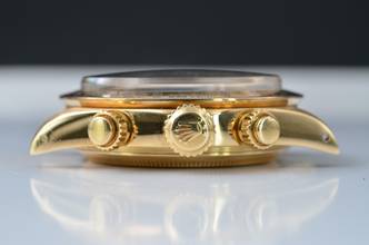 Thumbnail von Rolex Daytona Cosmograph 6265 Daytona black dial gold 18KT Full Set TOP 1979’s </h1>