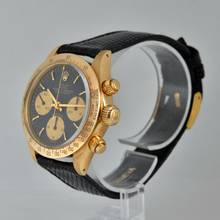 Thumbnail von Rolex Daytona Cosmograph 6265 Daytona black dial gold 18KT Full Set TOP 1979’s </h1>