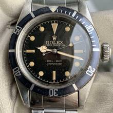 Thumbnail von Rolex Submariner (No Date) 6538 Coroncione gilt galvanic dial “Mondani Collection” 1959’s </h1>