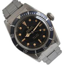 Thumbnail von Rolex Submariner (No Date) 6538 Coroncione gilt galvanic dial “Mondani Collection” 1959’s </h1>