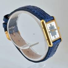 Thumbnail von Cartier Tank Vermeil Must de Tank Vermeil Art Deco 20MM golden plated quartz 1992’s </h1>