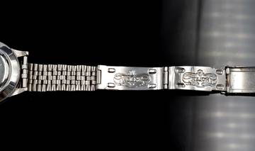 Thumbnail von Rolex Padellone 8171 steel silver dial very rare 1951’s </h1>