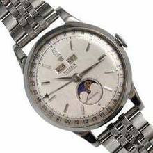 Thumbnail von Rolex Padellone 8171 steel silver dial very rare 1951’s </h1>