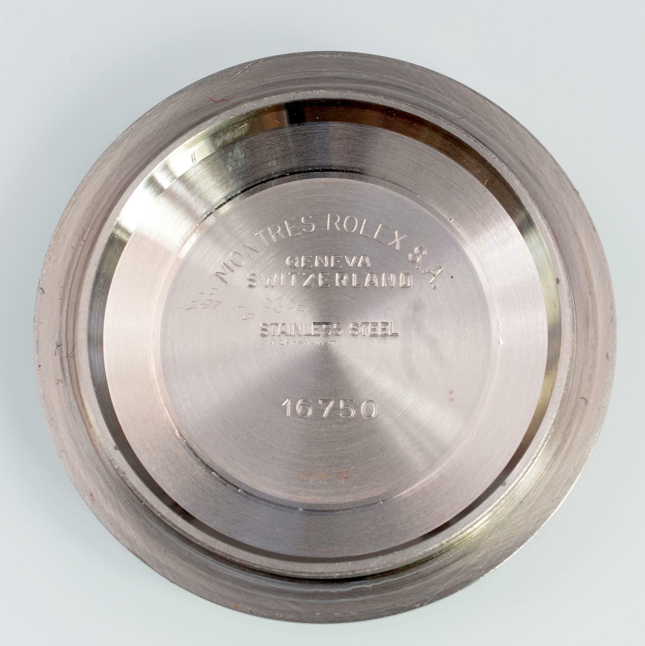 Thumbnail von Rolex GMT-Master 16750 Spider dial Full set 1985's </h1>