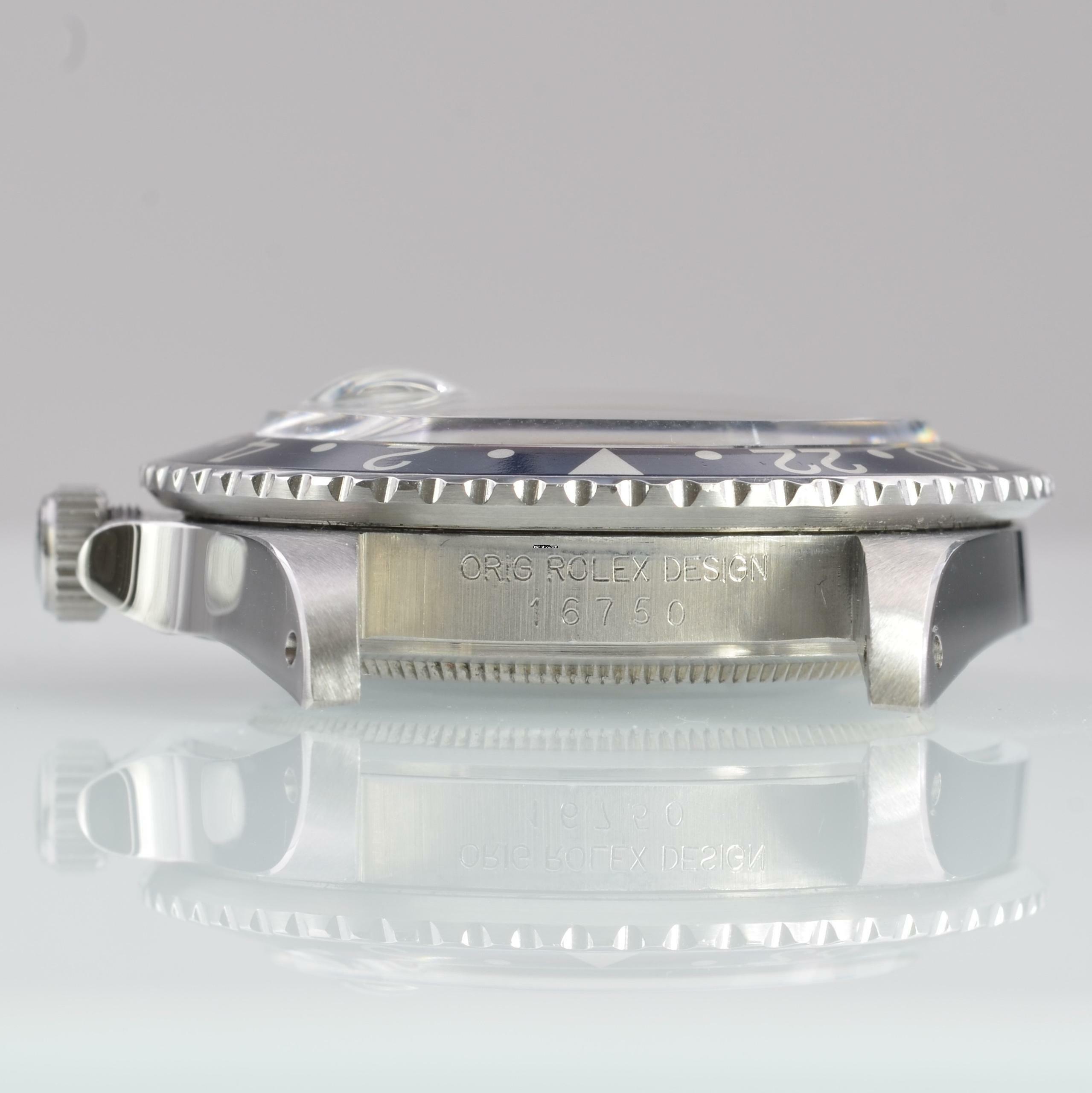 Thumbnail von Rolex GMT-Master 16750 Spider dial Full set 1985's </h1>