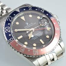 Thumbnail von Rolex GMT-Master 16750 Spider dial Full set 1985's </h1>