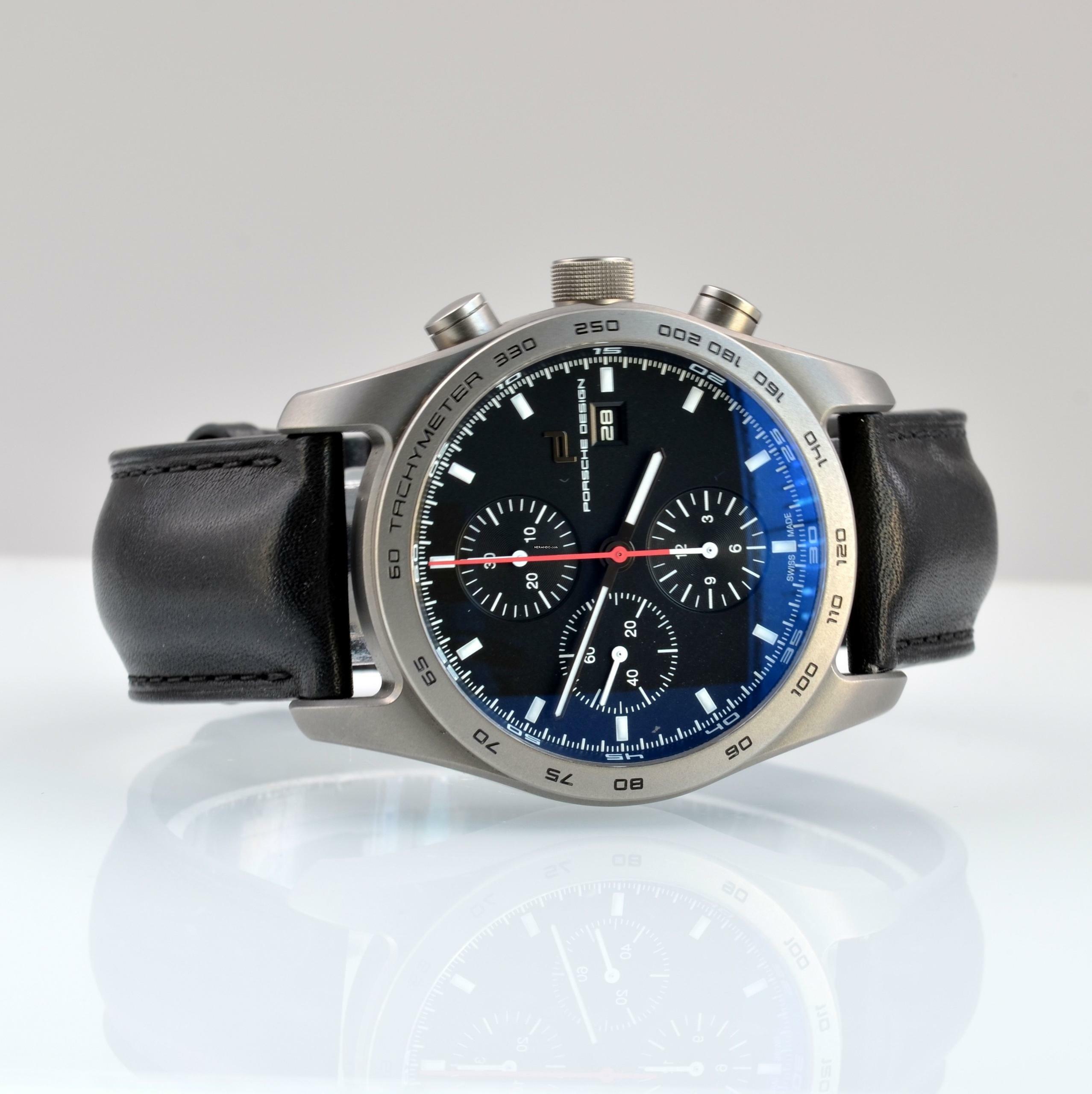 Thumbnail von Porsche Design Chronotimer Series 1 Titanium Limited Edition Full Set Like NEW </h1>