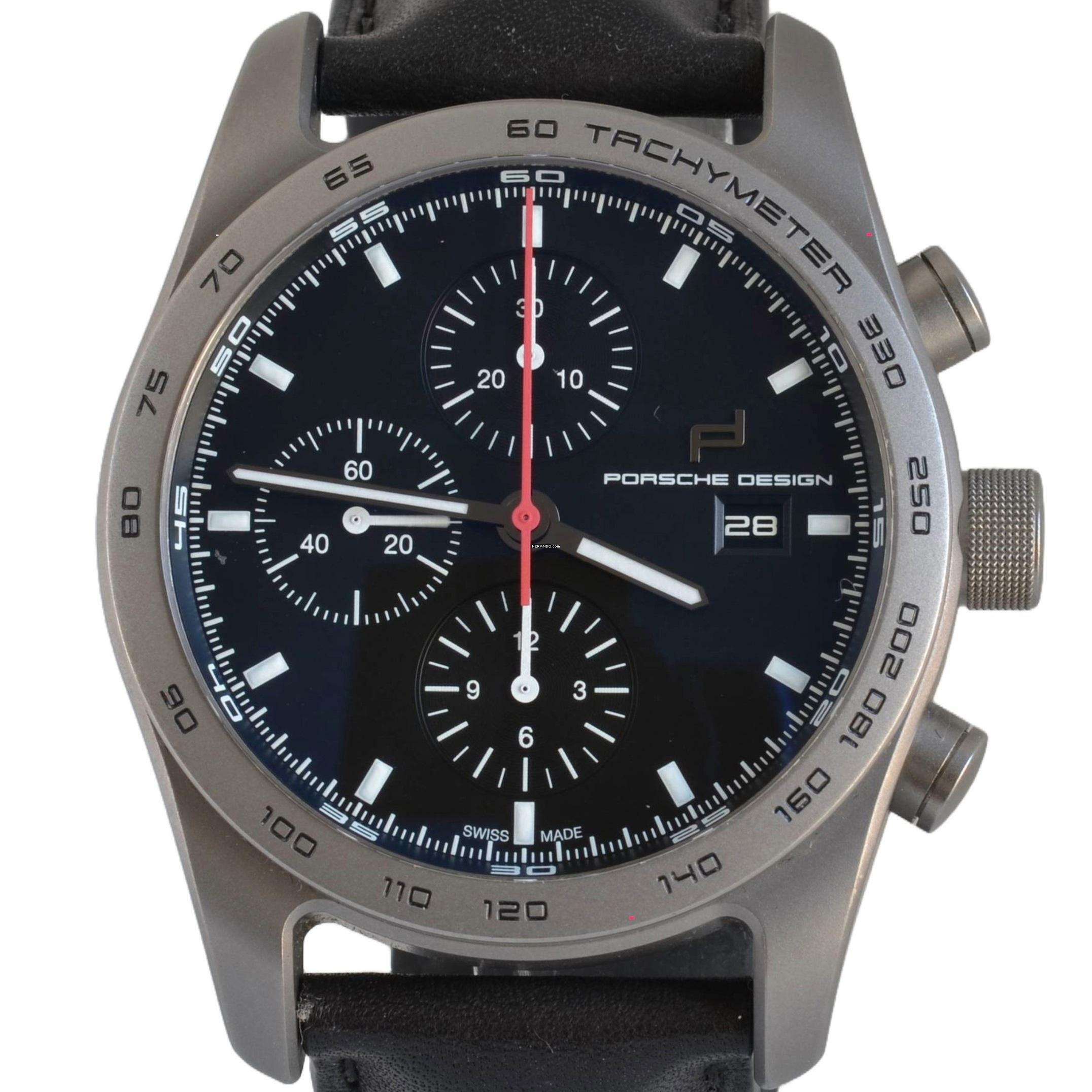 Thumbnail von Porsche Design Chronotimer Series 1 Titanium Limited Edition Full Set Like NEW </h1>
